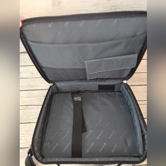 Avenues laptop computer bag Organizer Functional Black Messenger Bag Brief Case - Picture 3 of 6